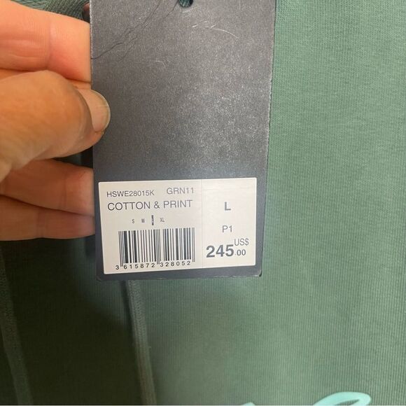 $245 The Kooples Logo-Print Relaxed-Fit Cotton Hoody NWT - Picture 12 of 13